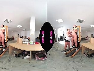 Krystal Swift & Jennifer Mendez In Lesbo Forklift - Vr Pornography Flick - Vrconk