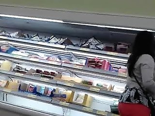 Mature Latina At Supermarket