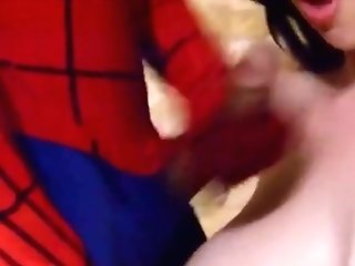 Spiderman Fucks Batwoman