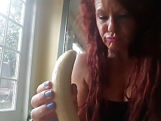 Milf Mouth Fucking Banana