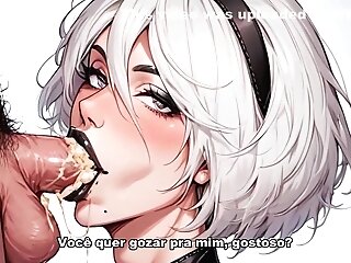 2b Sendo Uma Putinha Safada Guiando Sua Punheta Ate Voce Gozar - Hentaijoi