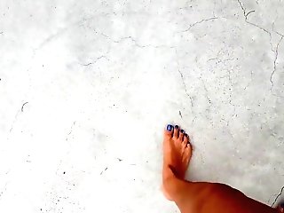 Showcasing Off My Sexy Feet And Super-cute Toes